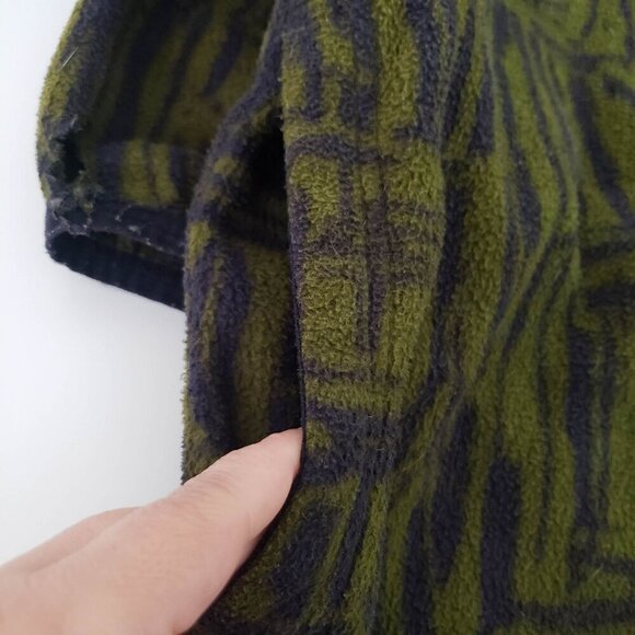 Vintage 90s Nike ACG Fleece Pullover 1/4 Zip Abstract Sweatshirt Mens Size XL - Picture 6 of 15